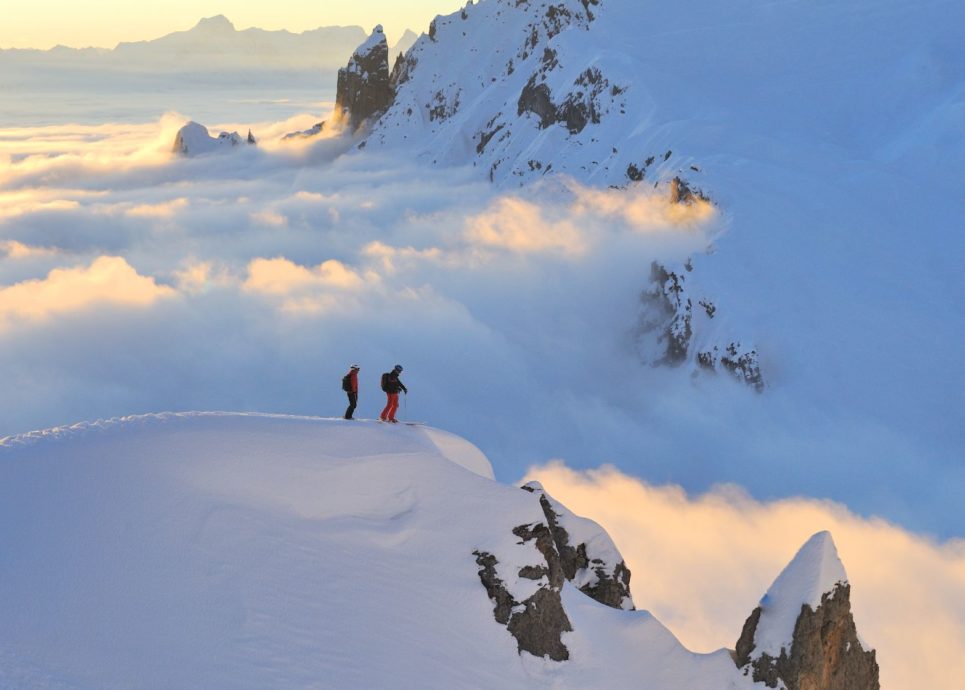 Freeriden in Lech Zürs am Arlberg, Sicher im Freien Gelände (c) Sepp Mallaun / Lech Zürs Tourismus