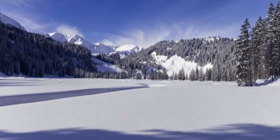 Winterlandschaft Melköde im Kleinwalsertal © Oliver Farys / Kleinwalsertal Tourismus