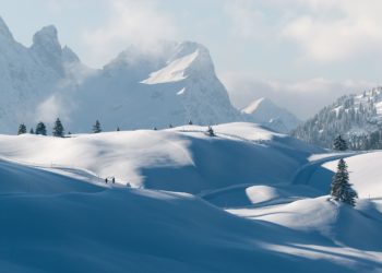 Winterwandern, Winter Hiking in Vorarlberg, Schröcken, Bregenzerwald Winterwanderung (c) walser-image.com