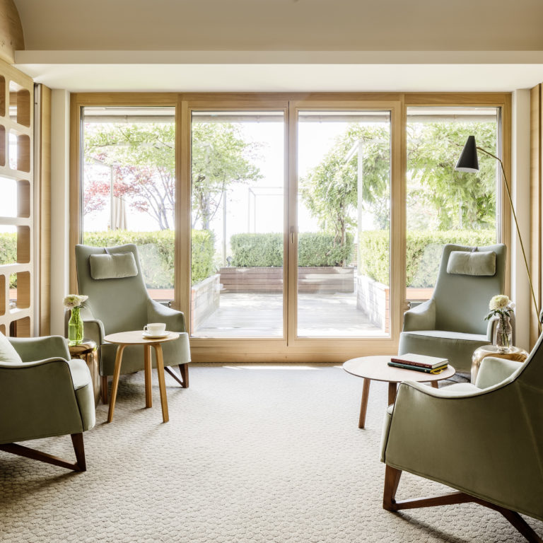 Hotel Rickatschwende Dornbirn-Lounge (c) hiepler, brunier | Rickatschwende