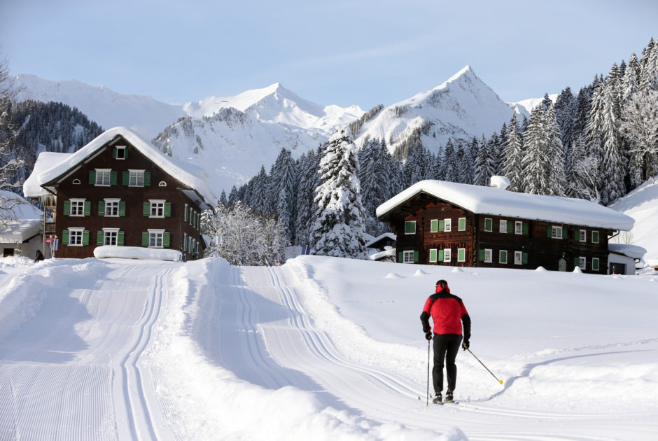 Langlaufen auf Vital-Loipen im Kleinwalsertal (c) Frank Drechsel / Kleinwalsertal Tourismus eGen