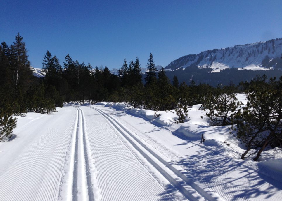 Schwendeloipe (c) Sarina Berchtold - Kleinwalsertal Tourismus eGen