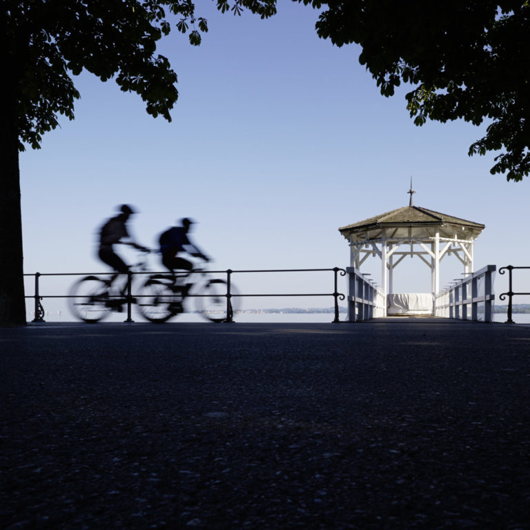 E-Bike Bregenz, am Bodensee (c) Peter Mathis / Vorarlberg Tourismus