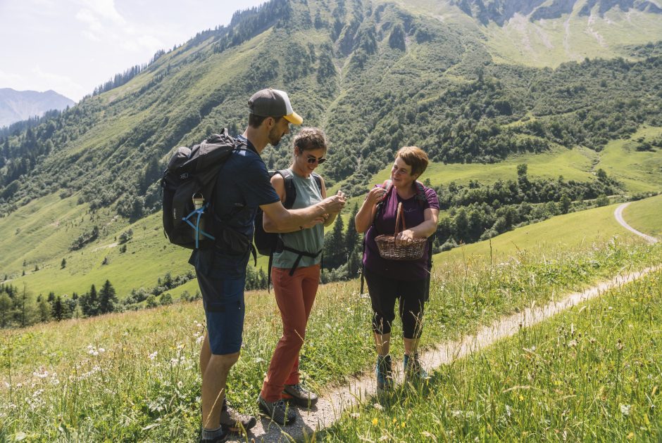 Kräuterwanderung in Faschina mit Christiane Martin (c) Robert Bohnke - Alpenregion Bludenz Tourismus GmbH