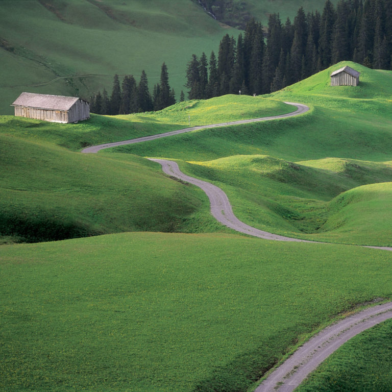 Min Weag, Alpweg Richtung Alpe Bürstegg am Arlberg © Peter Mathis / Vorarlberg Tourismus