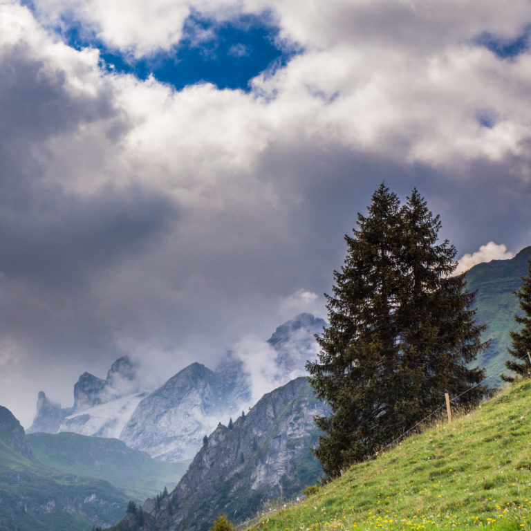Blick vom Rellstal Richtung Drei Türme (c) Helmut Düringer / Vorarlberg Tourismus GmbH