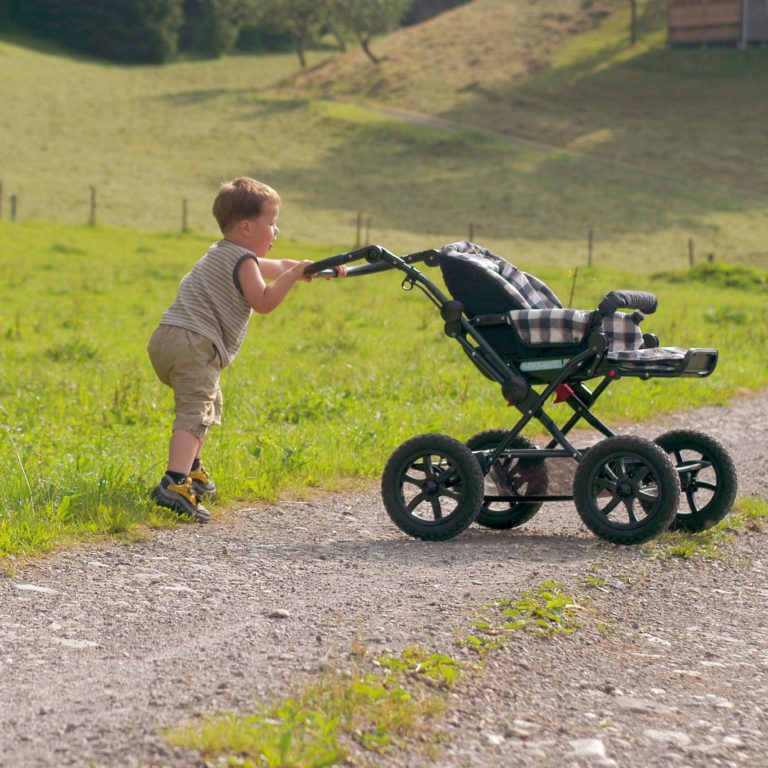 Wandern mit Kinderwagen (c) Bregenzerwald Tourismus GmbH