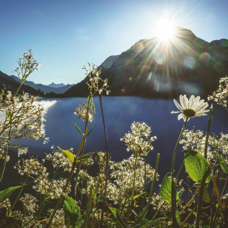 Formarinsee, Rote Wand, Nebeldecke (c) Dietmar Denger / Vorarlberg Tourismus