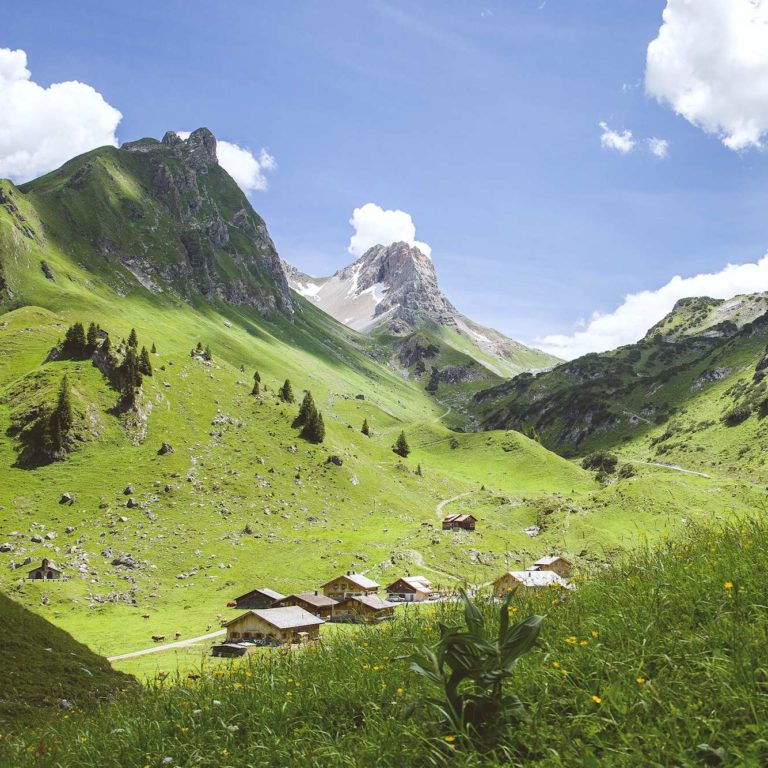 Alpe Laguz, Biosphärenpark Großes Walsertal, Walserweg (c) Dietmar Walser / Vorarlberg Tourismus