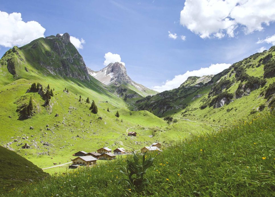 Alpe Laguz, Biosphärenpark Großes Walsertal, Walserweg (c) Dietmar Walser / Vorarlberg Tourismus