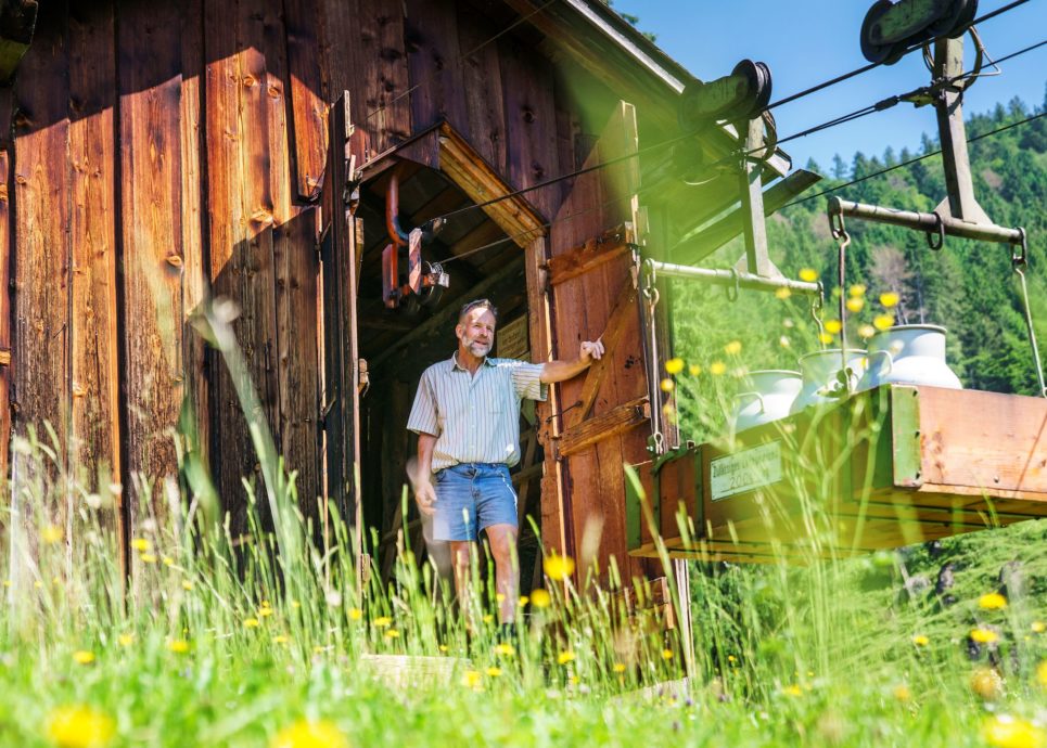 Vinzenz Steurer, Alpe Streichbrunnen (c) Dietmar Denger / Vorarlberg Tourismus