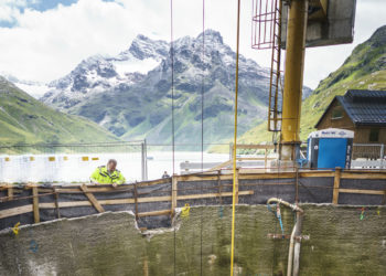 Baustelle Obervermuntwerk, Wasserplatz Montafon (c) Dietmar Denger / Vorarlberg Tourismus