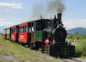 Rheinbähnle, Dampflok © Rhein-Schauen