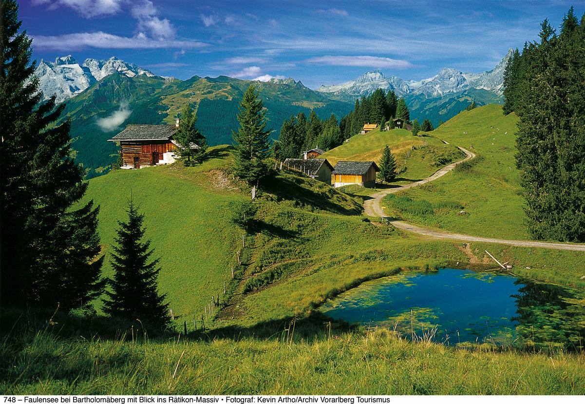 Panorama Tour über Bartholomäberg Kristberg Urlaub in Vorarlberg
