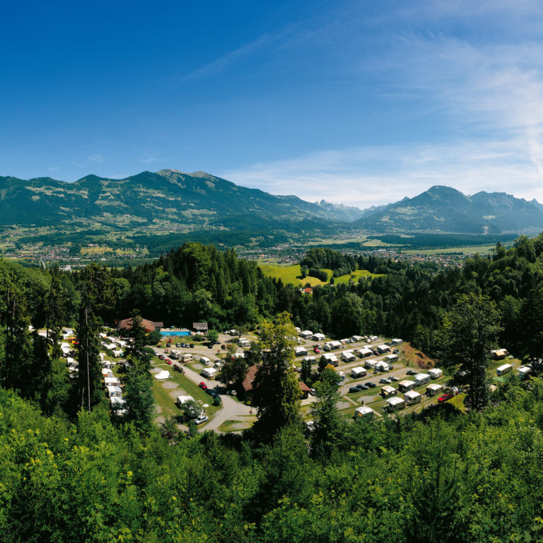 Alpencamping Nenzing, Camping in Vorarlberg © Walter Vonbank / Vorarlberg Tourismus