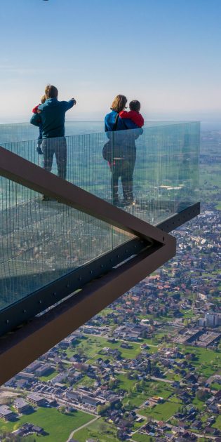 KarrenKante - Aussichtspunkt am Karren, Dornbirn © Dornbirner Seilbahn GmbH / DornbirnerSeilbahnGmbH