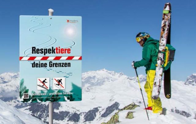 Respektiere deine Grenzen Winter (c) Vorarlberger Landesregierung