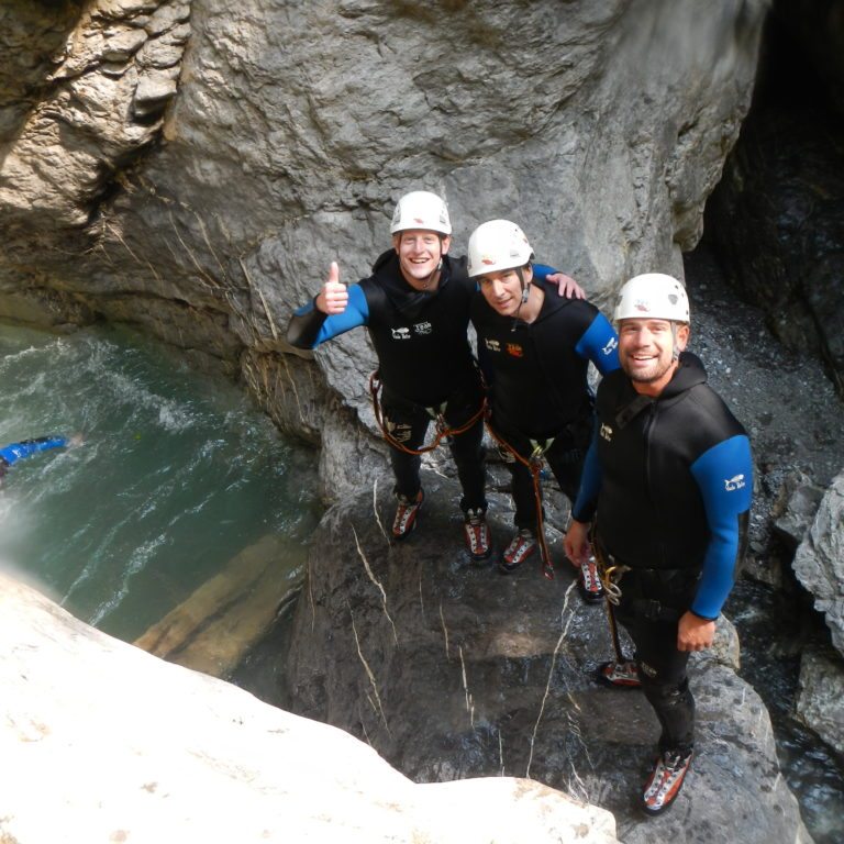 Canyoning in Dornbirn, (c) Canyoning Team Vorarlberg