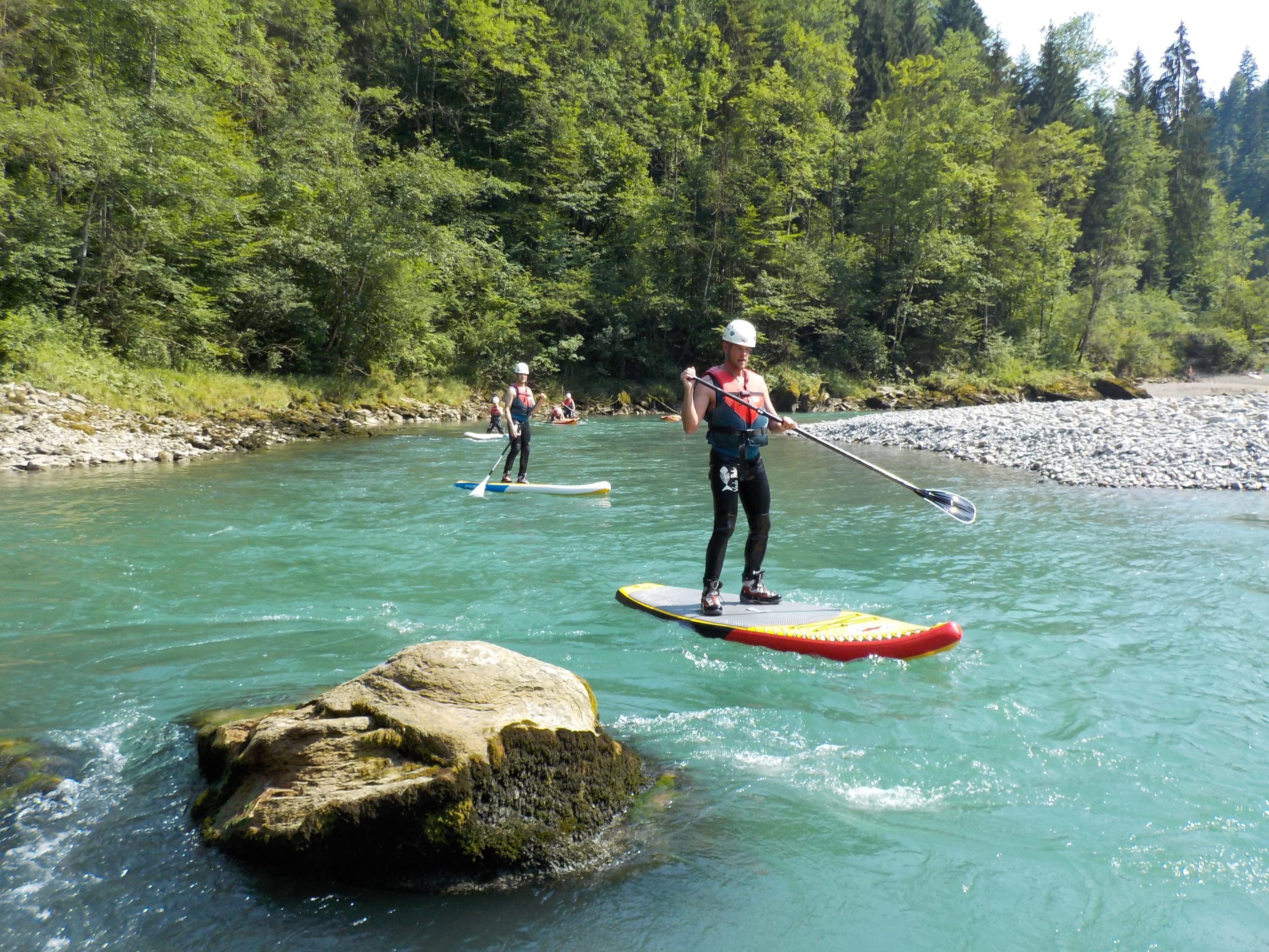 Stand Up Paddling im Fluss, am Bodensee oder auf 2.000 m