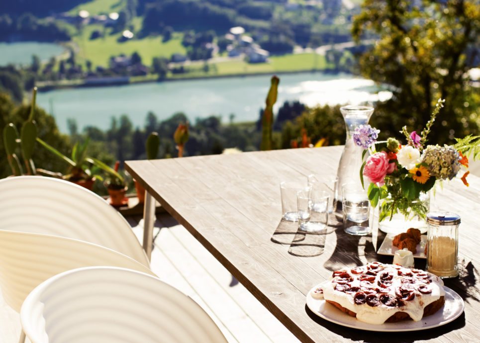 Haus Brugger Montafon Terrasse (c) Peter Rigaud