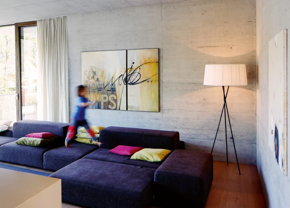 Haus Steurer Reuthe Bregenzerwald Sofa (c) Peter Rigaud