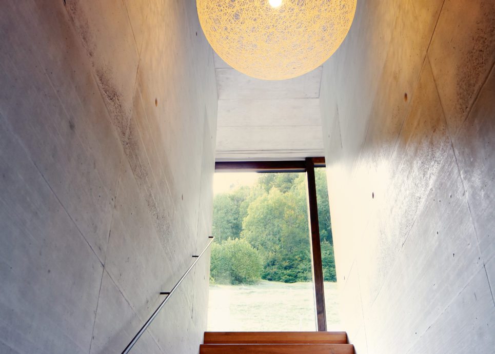 Haus Steurer Reuthe Bregenzerwald Treppe (c) Peter Rigaud