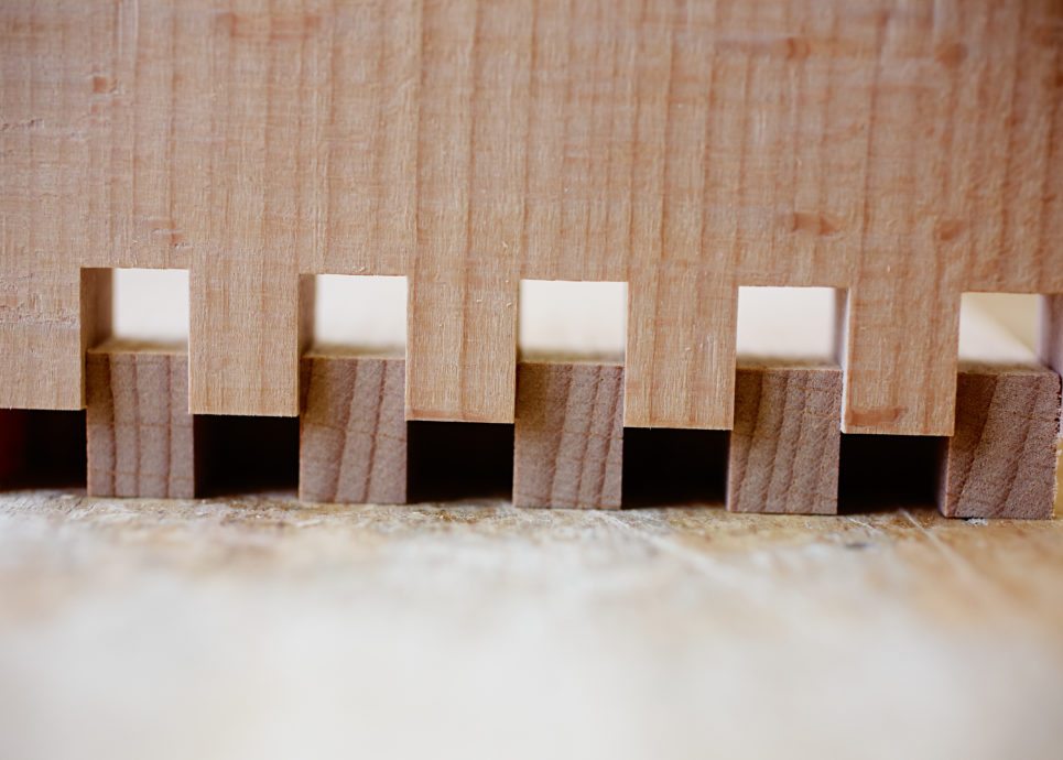 Holzverbindung Schublade (c) Peter Rigaud