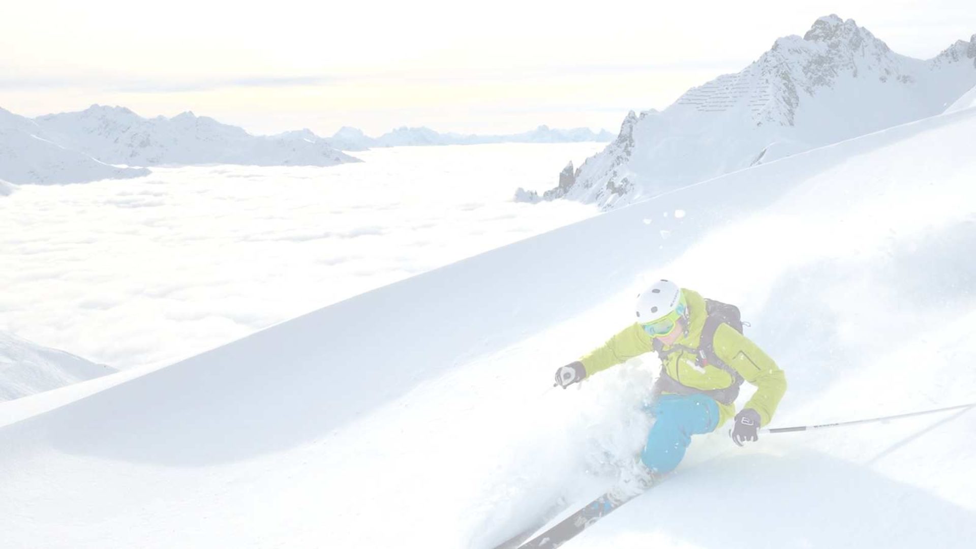 Freeriden in Lech Zürs am Arlberg © Sepp Mallaun / Lech Zürs Tourismus