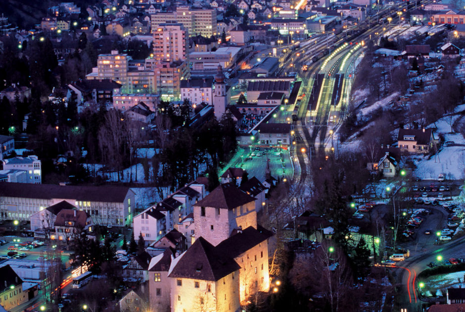 Feldkirch im Winter, Schattenburg, 800 Jahre Feldkirch © Oliver Noggler / Vorarlberg Tourismus