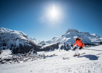 Sonnenski, Skigebiet Arlberg, Lech Zürs (c) Christoph Schoech