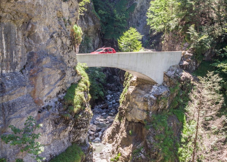 Schanerlochbrücke, Dornbirn-Ebnit © Helmut Düringer / Vorarlberg Tourismus GmbH