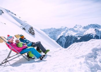 Saisonende Skigebiete Vorarlberg, Sonnenski, Relaxen im Skigebiet Montafon (c) Daniel Zangerl / Montafon Tourismus GmbH