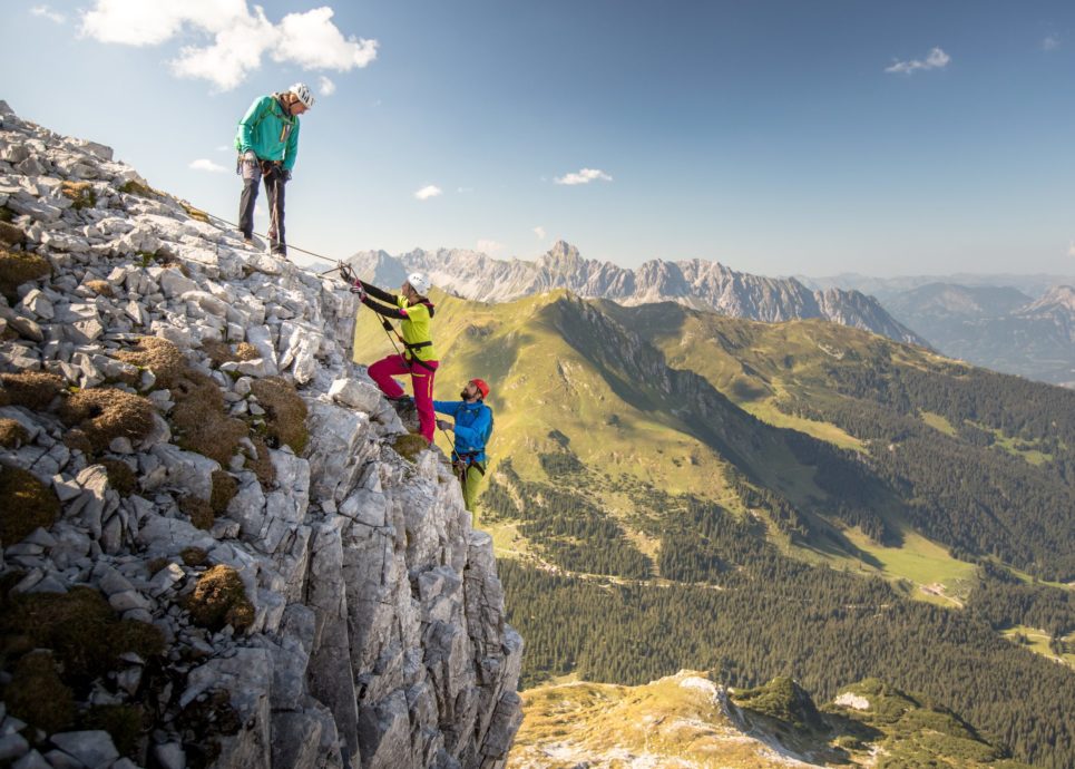 Klettersteig zur Gauablickhöhle (c) Stefan Kothner / Montafon Tourismus Gmbh