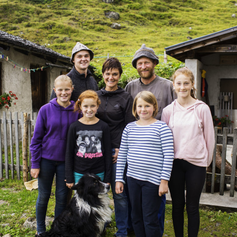 Familie Riedmann Alpe Albona © Darko Dodorovic / Vorarlberg Tourismus