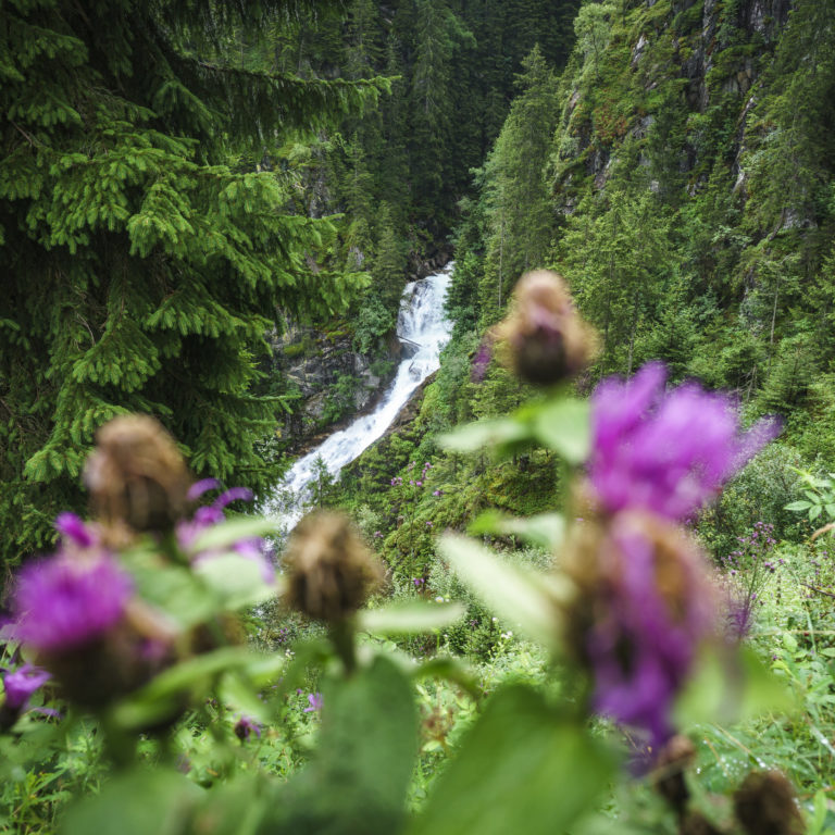 Litz-Wasserfall Silbertal © Dietmar Denger / Vorarlberg Tourismus
