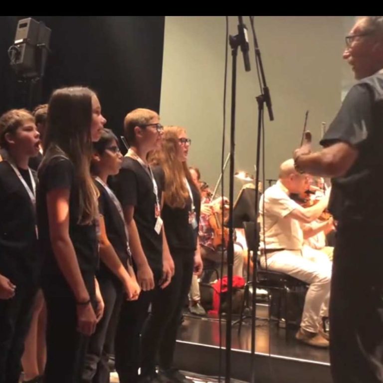 CARMEN Kinderchor, Wiener Symphoniker, Wolfgang Schwendinger, Live, Bregenzer Festspiele (c) Jacqueline Schwarzhans / Vorarlberg Tourismus