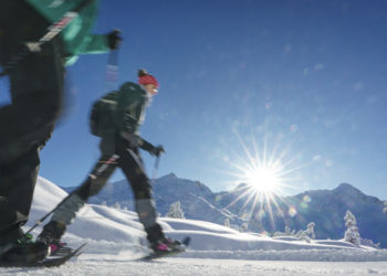 Schneeschuhtour Sonnenkopf zum Muttjoechle © Dietmar Denger / Vorarlberg Tourismus