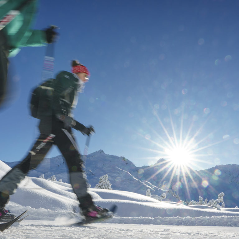 Schneeschuhtour Sonnenkopf zum Muttjoechle © Dietmar Denger / Vorarlberg Tourismus