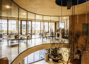 Aktiv & Spa Golfhotel Alpenrose Schruns im Montafon, Foyer mit Terrasse