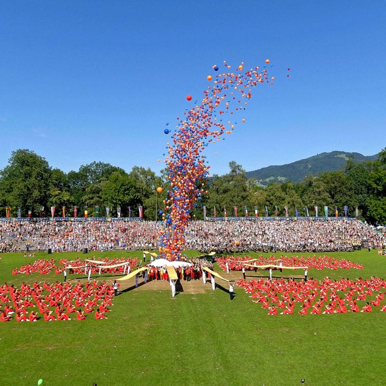 Abschlusszeremonie Performance (c) Weltgymnaestrada 2007