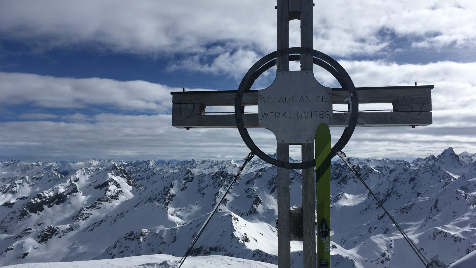 Gipfelkreuz Rotbühelspitze