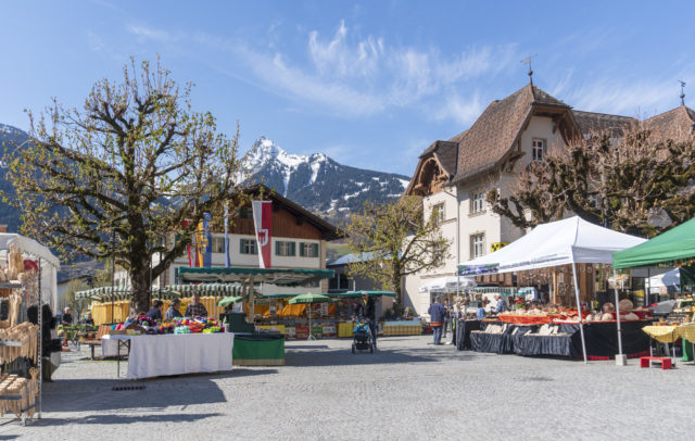 Markt am Kirchplatz Schruns, Montafon © Agnes Ammann / Vorarlberg Tourismus