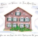 Wohn- und Geburtshaus Franz Michael Felder - Illustration Monika Hehle