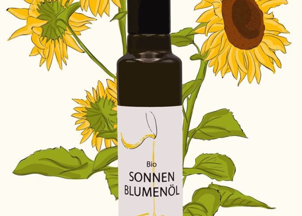 Bio Sonnenblumenöl (c) Ölmühle Sailer