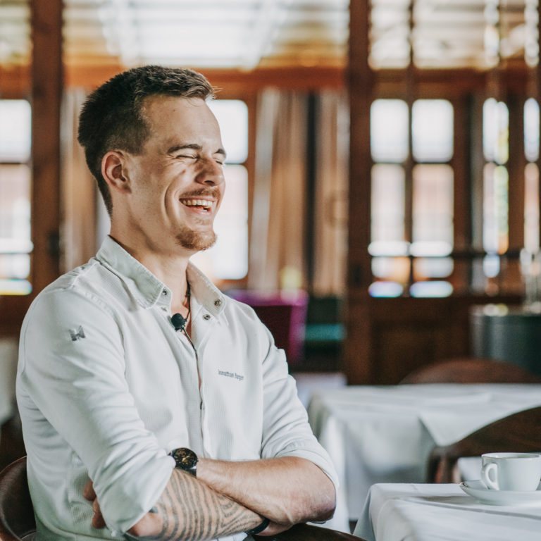 Jonathan Burger im Portrait © Angela Lamprecht / Vorarlberg Tourismus