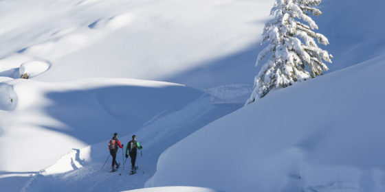 Schneeschuhtour Sonnenkopf zum Muttjoechle (c) Dietmar Denger - Vorarlberg Tourismus
