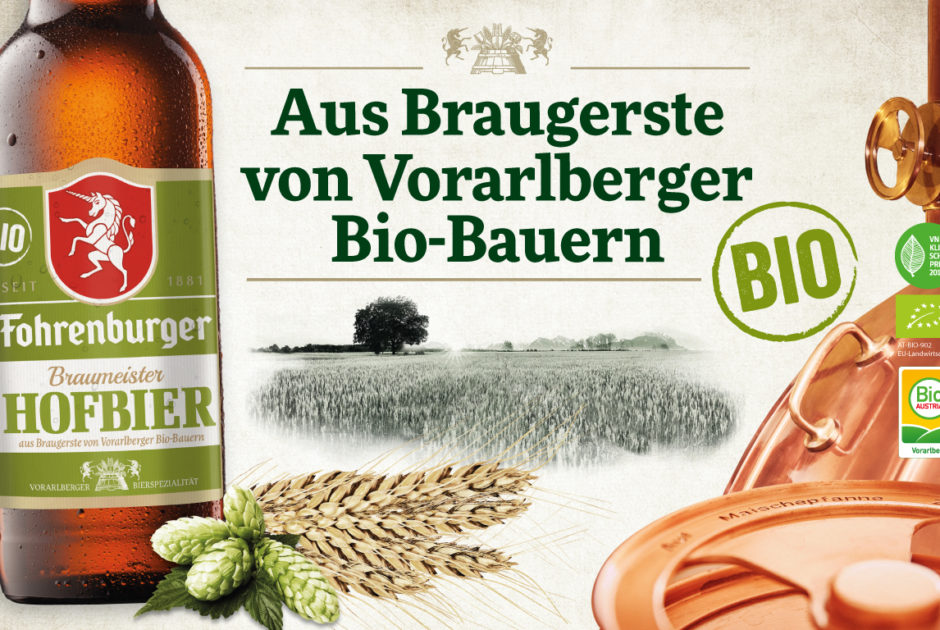 Fohrenburger Hofbier, Bio-Bier aus Vorarlberg (c) Fohrenburger Brauerei
