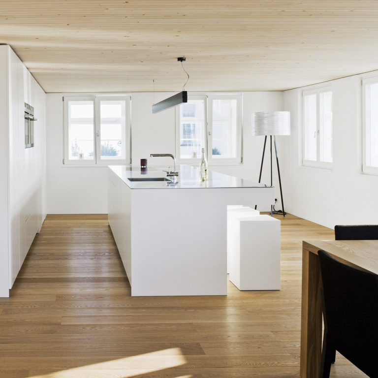 Mesmerhaus Bildstein, Wohnraum © Albrecht Imanuel Schnabel / Mesmerhaus