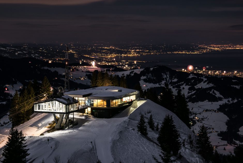 Silvester im Panoramarestaurant, weihnachten silvester vorarlberg (c) Seilbahn Bezau