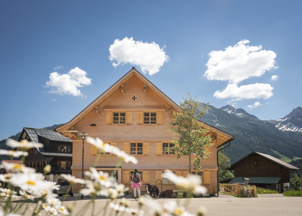 Das Haus von Lucia Riezler in Mittelberg © Dietmar Denger / Vorarlberg Tourismus